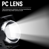 Faro LED Proyector U5 Impermeable IP67 para Motocicleta, Luz Auxiliar Universal de Conducción y Trabajo para Moto, ATV, Scooter