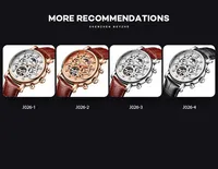 Montres squelette KINYUED J026, montre mécanique automatique pour homme, tourbillon, montre de sport, montre décontractée pour affaires, montre-bracelet, Relojes Hombre