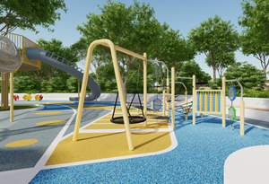 पेशेवर निर्माता टिकाऊ अनुकूलित रंग और आकार बच्चों के स्विंग थोक बच्चों के आउटडोर खेल पार्क स्विंग - Product Image 6