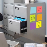 Étiquettes magnétiques pour tableau blanc, Note sèche, imprimée personnalisée, avec tampon de Notes magnétiques colorés