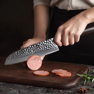 XINZUO 5 pièces professionnel <span class=keywords><strong>japonais</strong></span> <span class=keywords><strong>damas</strong></span> acier Pakka manche en <span class=keywords><strong>bois</strong></span> ensembles de couteaux de cuisine avec bloc en <span class=keywords><strong>bois</strong></span> <span class=keywords><strong>ciseaux</strong></span> accessoires - Product Image 5