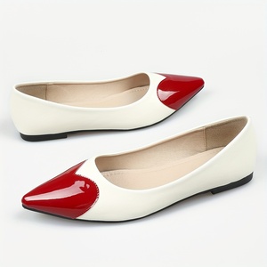 <span class=keywords><strong>Ballerine</strong></span> in stile retrò da donna <span class=keywords><strong>a</strong></span> <span class=keywords><strong>punta</strong></span> morbide Sole leggere <span class=keywords><strong>ballerine</strong></span> Slip-On chiusura estate autunno taglia grande 35-45 - Product Image 4