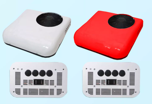 เครื่องปรับอากาศติดหลังคารถบรรทุกแบบรวมระบบทำความร้อนและความเย็น 48V72V 12V 24V - Product Image 2