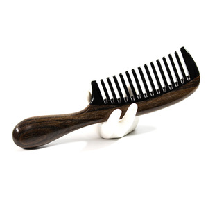 Sandalwood <b>Wide</b> Tooth <b>Comb</b> Large Size Massage Hairbrush For Home Use - Product Image 1