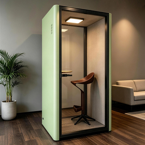 Factory Direct Acoustic Phone Booth Silent Soundproof Office <strong>Pod</strong> Portable Workstation For Open Office - Product Image 1