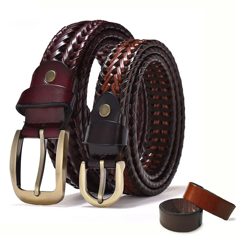 Genuine Leather Belt For Female and male Strap Casual All-match Adjustable Belts Designer High Quality men's Leather Belts