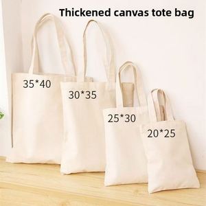 Bolsa de Compras Reutilizable Personalizada con Logotipo X515, Bolsa de Lona de Algodón Ecológica de 8, 10 y 12 Onzas, Bolsa de Mano Reutilizable - Product Image 2