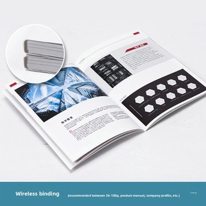 Volantino Pubblicitario Personalizzato Pieghevole in Tre Parti <span class=keywords><strong>A4</strong></span>, Stampa UV a Colori, Biadesivo, in Carta <span class=keywords><strong>Kraft</strong></span>/Rame, Brochure Aziendale, Poster Monopagina - Product Image 3