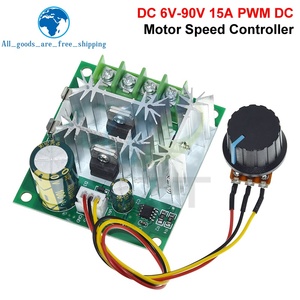 <span class=keywords><strong>Dc</strong></span> 6V-90V 15a <span class=keywords><strong>Dc</strong></span> <span class=keywords><strong>Motor</strong></span> Snelheidsregelaar Traploze Snelheidsregeling Pulsbreedte <span class=keywords><strong>Pwm</strong></span> <span class=keywords><strong>Dc</strong></span> 12V 24V 36V 48V 1000W - Product Image 4