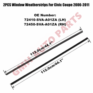 适用于本田思域双门2006-2011的汽车密封条车窗造型装饰密封带 - Product Image 2