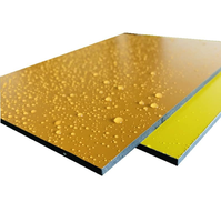 Panneaux composites en aluminium Alucobond ACM ACP de 3/4/5 mm d'épaisseur, plusieurs couleurs, prix avantageux, pour la construction de murs-rideaux