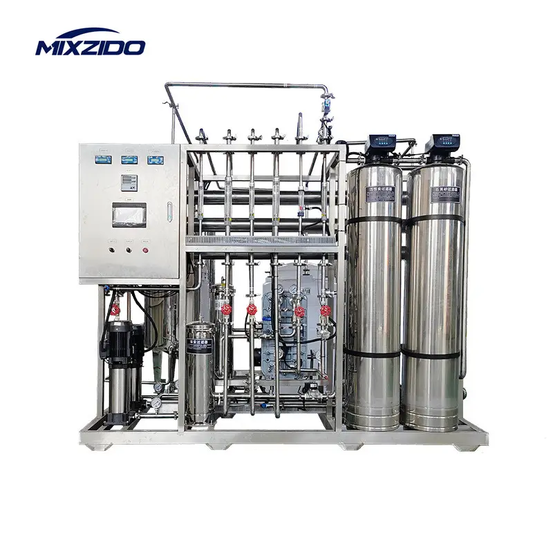 Kontainer 2000 Lph industri Ro perawatan air mesin tanaman terbalik sistem Osmosis untuk air minum