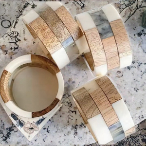 Anillo para Servilletas de Madera Moderno Hecho a Mano, Porta Servilletas de Tejido Natural, Decoración de Mesa para Restaurante, Hotel, Boda, Fiesta - Product Image 2