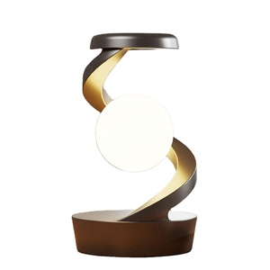 Lampe de suspension rotative à LED, lampe de table multifonction à LED, charge sans fil mobile, lumière d'ambiance RGB, veilleuse - Product Image 1