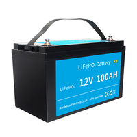 Batterie au lithium-ion 12 V 100ah 200ah 300ah Lifepo4 à cycle profond pour batteries marines et à cycle profond Systèmes solaires Batteries 12 Vol