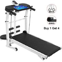 S & H multi-fonction exercice petite machine de course réglable avec compteur marche tapis roulant mécanique pour usage domestique