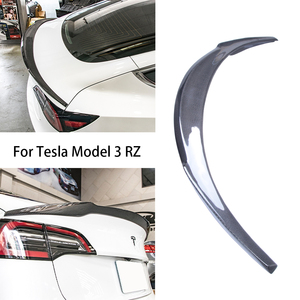 สปอยเลอร์หลังคาร์บอนไฟเบอร์ทรง Model 3 สำหรับปี 2017-2023 - Product Image 2