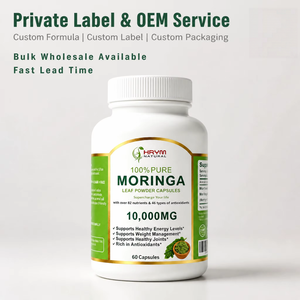 Capsule di Polvere di Moringa Naturale ad Alto Contenuto, Antiossidante, Migliora l'Immunità del Corpo, Favorisce la Digestione, Integratore Proteico per Adulti - Product Image 6