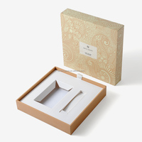 Boîte d'emballage personnalisée avec insert découpé, couvercle et base de qualité supérieure, boîte en kraft, fournisseur d'emballages de Dongguan pour l'emballage de coffrets cadeaux essentiels