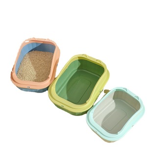 Petite litière pour panda, litière pour chat ouverte/semi-fermée, litière pour chat, fournitures pour chats, vente en gros d'articles pour animaux de compagnie. - Product Image 3