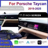 Pantalla Táctil Android para Auto, Radio, Reproductor Multimedia con Carplay, GPS, Navegación para Porsche Taycan 2018-2025
