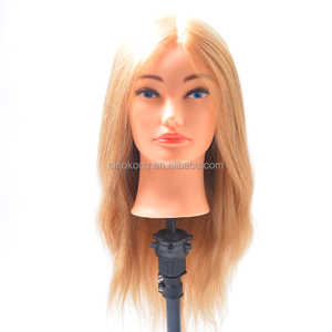 Venta al por mayor de <span class=keywords><strong>pelo</strong></span> indio maniquí cabeza de entrenamiento cabeza de maniquí <span class=keywords><strong>muñeca</strong></span> para Peluqueros - Product Image 4