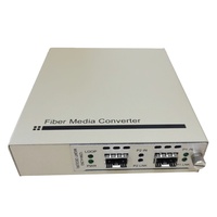 OEO Ethernet medya dönüştürücü 2 Fiber bağlantı noktası 155M-4.25G 3R fonksiyon SFP ila SFP Fiber ortam dönüştürücü OEO