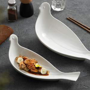 Assiettes en porcelaine pour salades, vaisselle de restauration pour restaurants, 12/14 pouces - Product Image 1