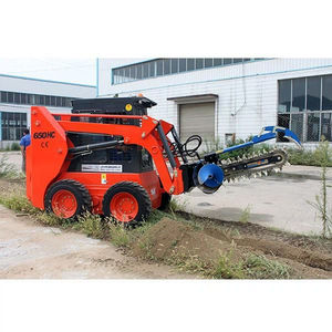 Diesel Engine Mini Crawler Skid Steer Loader with Optional <b>Attachment</b> Tools Small <b>Construction</b> <b>Machinery</b> Skid Steer Loader - Product Image 2