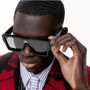 Lunettes de soleil carrées surdimensionnées tendance et luxueuses pour homme 2022 - Product Image 2