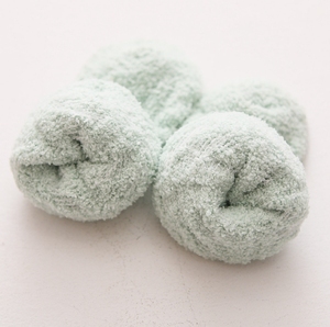 Calzini in <span class=keywords><strong>Pile</strong></span> di Corallo con Design Intrecciato e Ondulato, Morbidi e Pelosi per Donne - Product Image 6