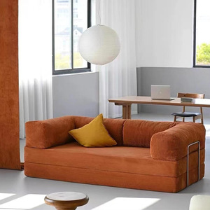 Modular <b>Sofa</b> With Integrated <b>Sponge</b> Square Shape Art Pattern <b>For</b> Minimalist Living Room - Product Image 1