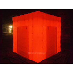 2.5x2.5m <span class=keywords><strong>cube</strong></span> tube LED gonflable cabine photo fabriqué À Guangzhou usine Gonflable pour le <span class=keywords><strong>prix</strong></span> de vente - Product Image 5