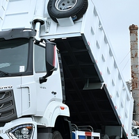 Truk Dump Howo NX 6x4 Putih 10 Roda Tipper Tugas Berat untuk Transportasi Pertambangan