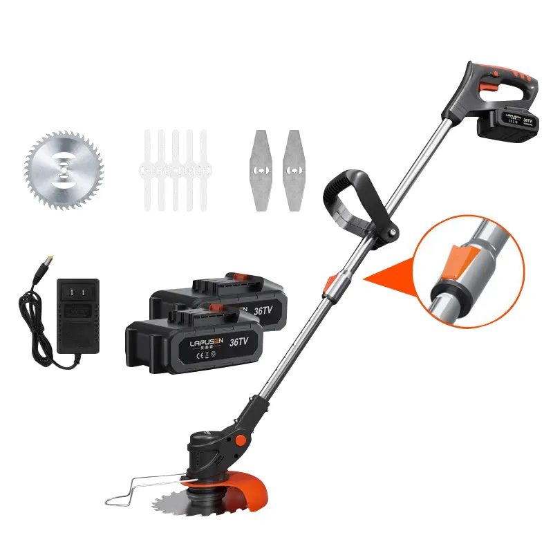 MVM 21V Electric Battery Powered Grass trimmer Brush Cutter Weed Wacker Battery Power String Trimmer for garden