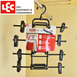 LEC Skirt Hanger 3 Pack 35cm With <b>Clips</b> For Clothes Storage - Product Image 4