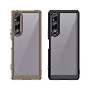 Pour Sony <span class=keywords><strong>Xperia</strong></span> <span class=keywords><strong>1V</strong></span> 5V 10V étuis de téléphone hybrides étuis de téléphone transparents en acrylique étui de téléphone antichoc - Product Image 6