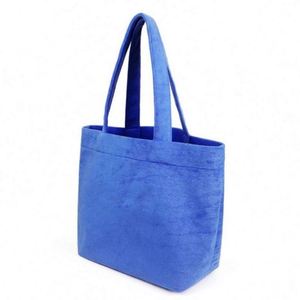 Bolsa de Playa de Tela de Rizo Impermeable, Simple y Moderna, con Cierre de Cremallera, de Poliéster, para Mujer, Venta de Fábrica - Product Image 5
