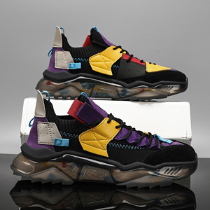 Chaussures de sport robustes pour hommes, style quatre saisons, décontractées, à plateforme, rehaussantes, tendance, vente en gros - Product Image 4