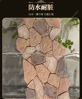 Panneau mural en pierre PU léger |   Pierre artificielle en polyuréthane Faux Culture Stone pour revêtement mural extérieur et intérieur