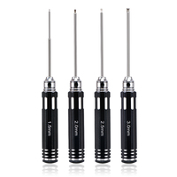 Tournevis hexagonal de haute précision 1.5mm 2mm 2.5mm 3mm Kit d'outils pour avion d'hélicoptère RC