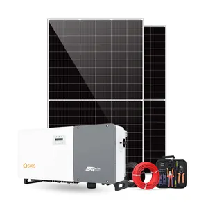 Solis trifase solare ibrido Inverter 50KW 60KW 80KW 100KW 110KW 125KW sulla griglia di collegamento 3 fase PV Inverter
