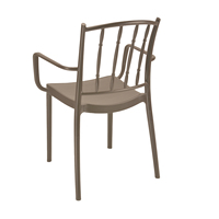 Chaises de salle à manger en polypropylène au design élégant, chaises en plastique pas chères pour la cuisine, le café, le bistrot, empilables, meubles de jardin, d'école, Chiavari