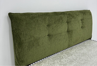 Cadre de lit rembourré de style Mid-Century Modern avec tête de lit capitonnée pour les chambres Queen et King