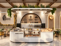 Interiores Personalizados para Panaderías y Cafeterías |   Muebles Modernos para Cafetería y Unidades de Exhibición |   Diseño y Equipamiento de Cafetería Llave en Mano