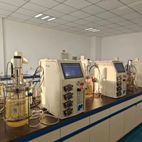 Bioréacteur en verre de laboratoire bioréacteur à double paroi Bailun 5L utilisé pour les BLBIO-GJGG de culture bactérienne et microbienne