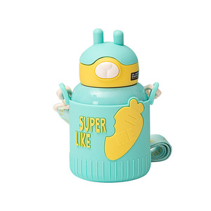 For 2023 Cartoon Bpa Free 316# Stainless Steel Vacuum <b>Flask</b> Water <b>Bottle</b> Handle Strap Thermal Insulation >24 Hours Portable - Product Image 2