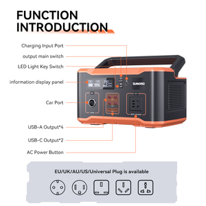 Bon prix <span class=keywords><strong>batterie</strong></span> de camping en plein air chaude en gros oem 1000w alimentation générateur solaire centrale électrique <span class=keywords><strong>portable</strong></span> - Product Image 4