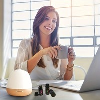 Coffret Cadeau de Noël 6 Pièces d'Huiles Essentielles Pures Naturelles de Chine : Lavande, Arbre à Thé, Eucalyptus – Pour Parfums, Diffuseurs et Massages