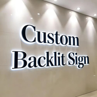 Enseignes lumineuses LED personnalisées pour entreprises, enseignes de magasin, lettres 3D, panneaux LED, logo, enseigne extérieure, enseigne en relief